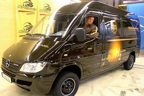 Brennstoffzellen-Sprinter für UPS