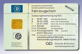 Neuer Fahrzeugschein