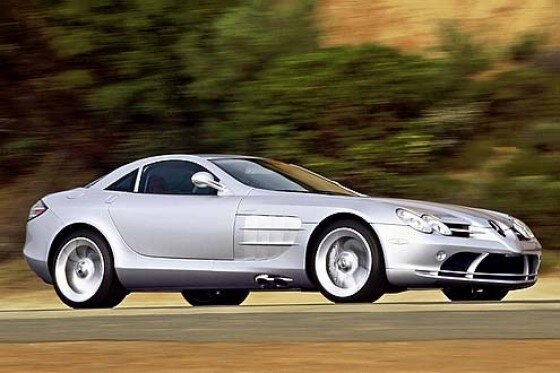 Erste Fahrt im SLR McLaren