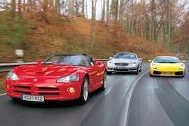 Supersportwagen im Vergleich