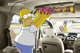 Simpsons in Renault Kangoo-Werbung