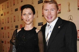 Mika und Erja Häkkinen