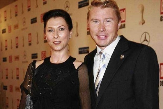 Mika und Erja Häkkinen