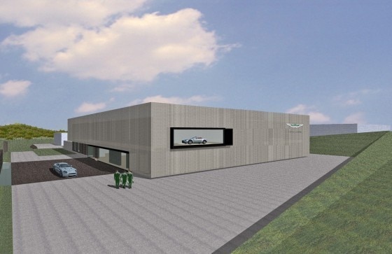 Grafik Aston Martin Testcenter (Grafik)