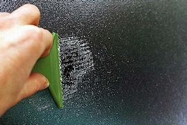 Freie Sicht im Winter