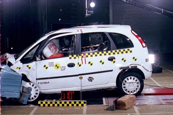 Kleinwagen im EuroNCAP-Test