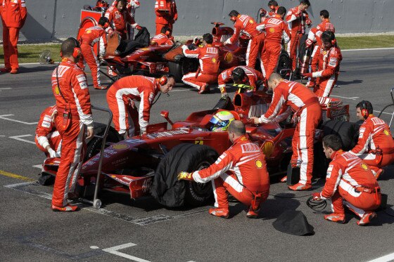 Formel 1, Barcelona Test F 2008