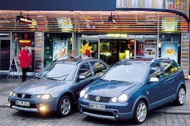 VW Polo Fun TDI und Rover Streetwise R2