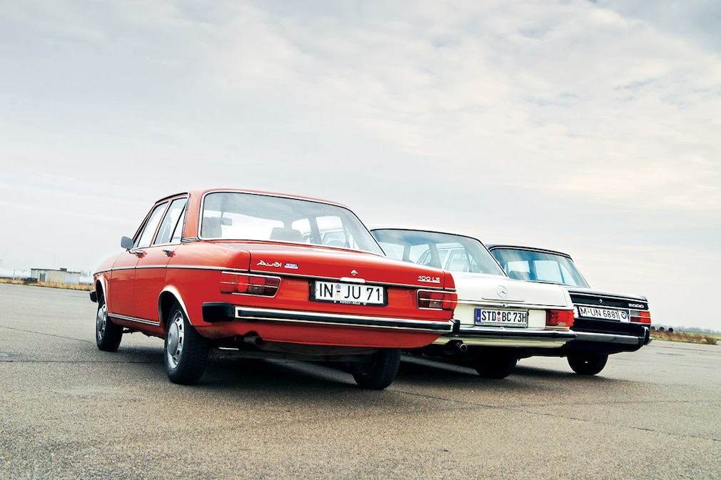 Vergleich Audi 100, BMW 2000, Mercedes 200