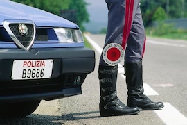 Verkehrskontrolle im Ausland