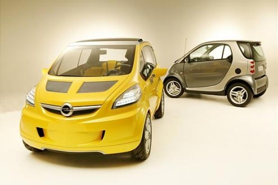 Opel Trixx gegen Smart fortwo
