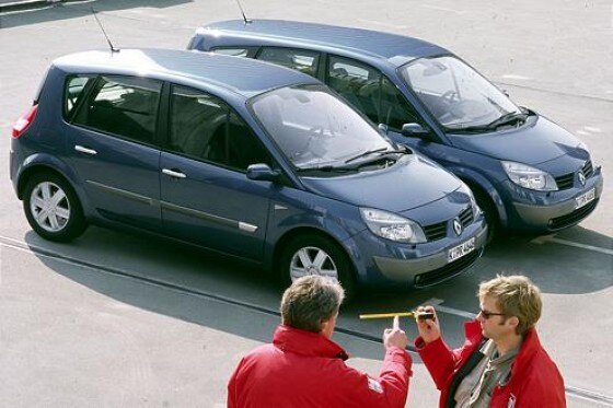 Renault Scénic gegen Renault Grand Scénic Renault Scénic gegen Renault Grand Scénic