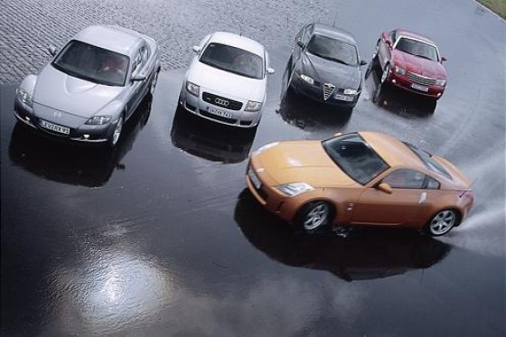 Alfa GT, Audi TT, Crossfire, RX-8 und 350Z