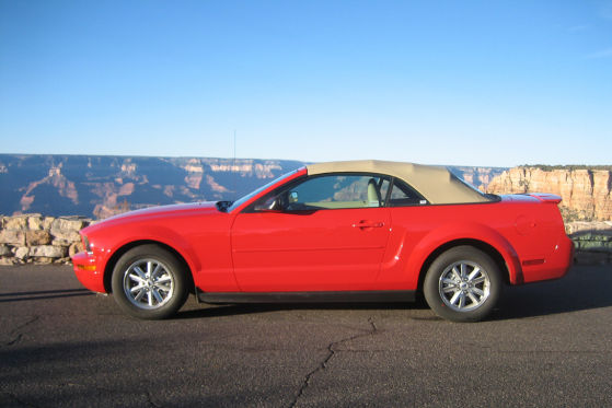 Ford Mustang Cabrio Grand Canyon Arizona