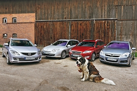 Ford Mondeo Turnier Mazda 6 Sport Kombi Opel Vectra Caravan Renault Laguna Grandtour