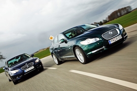 Jaguar XF V8, BMW 550i