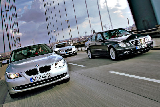 Audi A6 2.0 TFSI BMW 520i Mercedes E 200 K