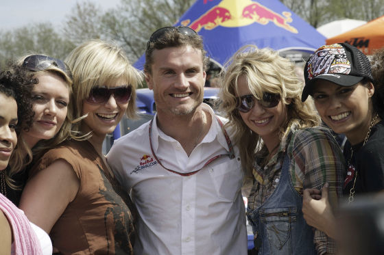 David Coulthard mit den Formular Unas