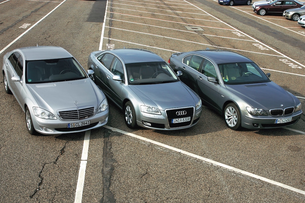 Mercedes-Benz S 350 BMW 730i Audi A8 2.8 FSI e