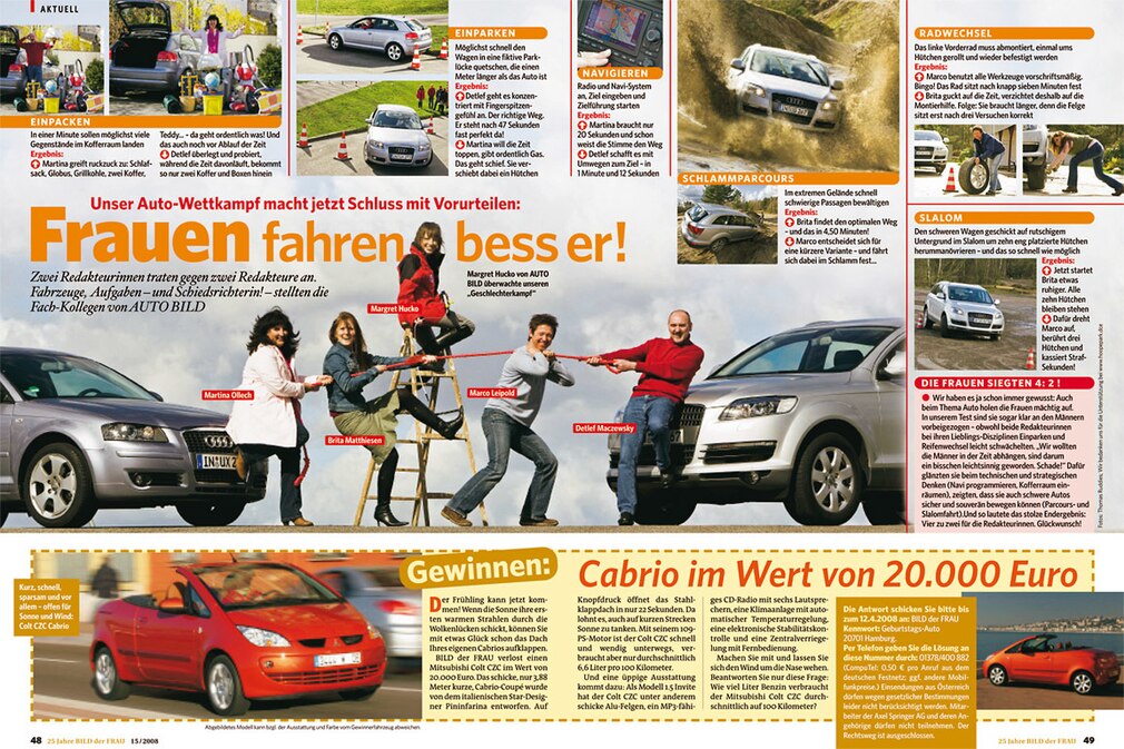 BILD DER FRAU Auto Test