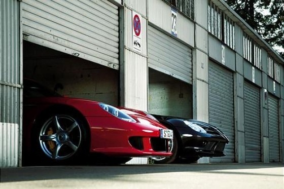 Porsche Carrera GT & Mercedes SLR McLaren