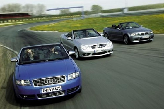 BMW M3  Audi S4  Mercedes CLK 55 AMG