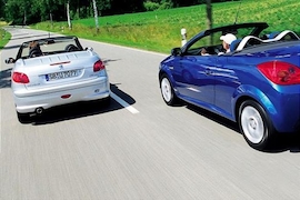 Opel Tigra TwinTop gegen Peugeot 206 CC