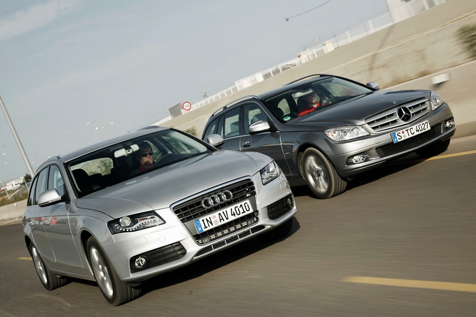 Audi A4 Avant Mercedes C-Klasse T-Modell