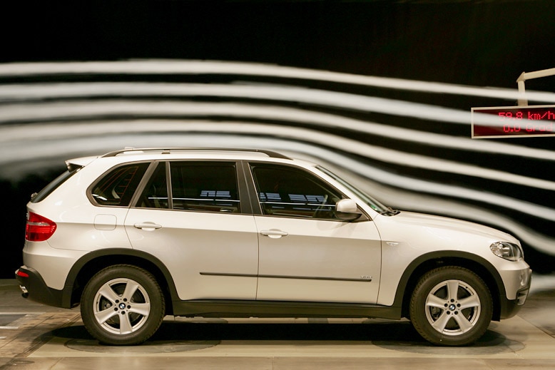 BMW X5 3.0d Windkanal