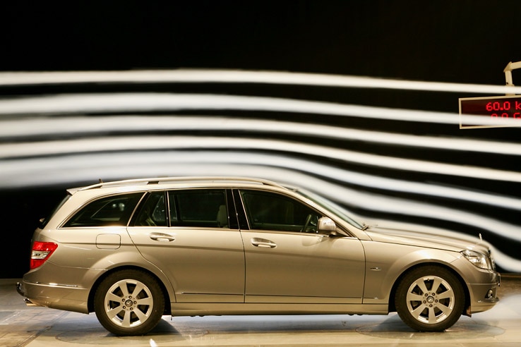 Mercedes-Benz C-Klasse T-Modell Windkanal