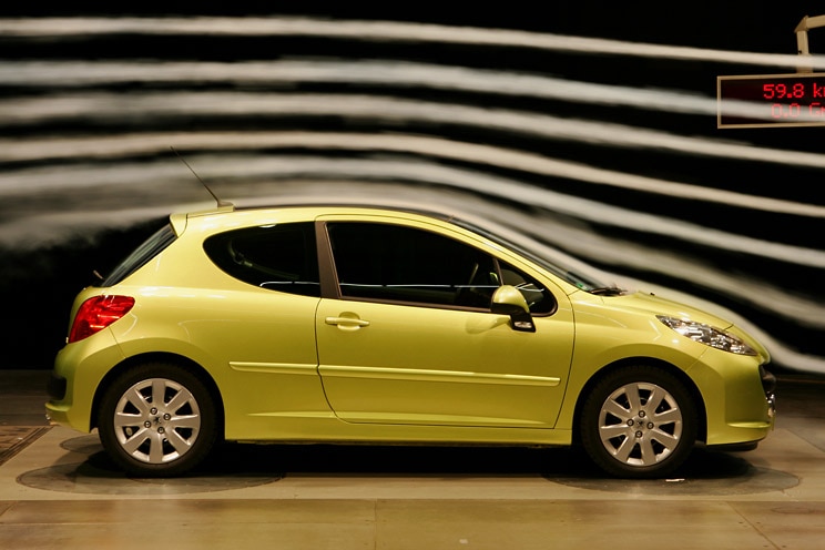 Peugeot 207 Sport 120 VTi Windkanal