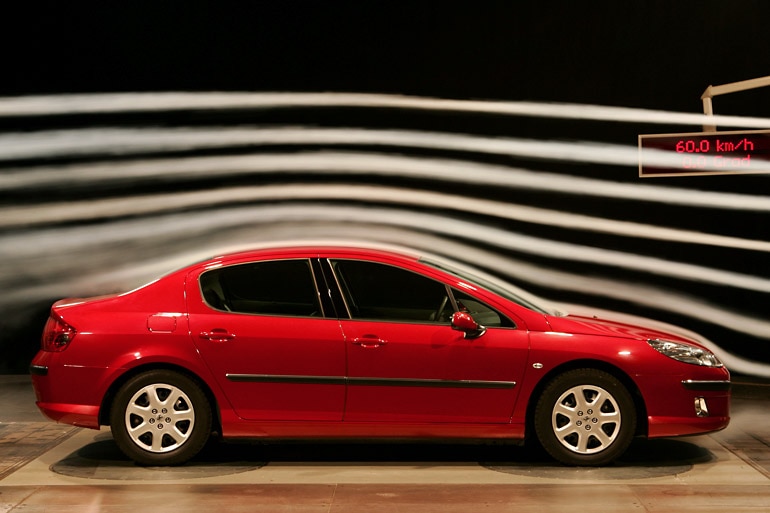Peugeot 407 Sport 140 Windkanal