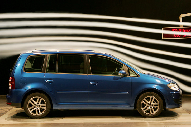Volkswagen VW Touran 1.9 TDI Windkanal