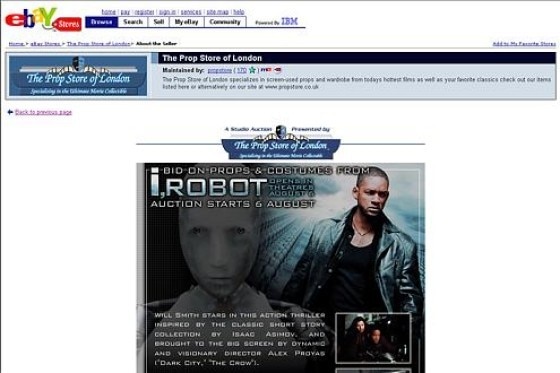 "I, Robot"-Auktion