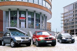 Audi A6 Avant, BMW X3 und VW Touareg