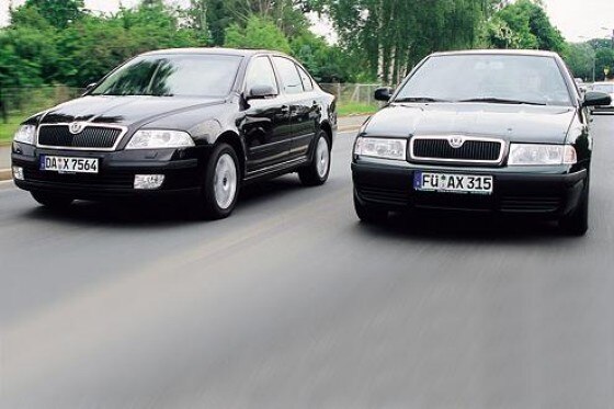 Skoda Octavia I gegen II Skoda Octavia I gegen II