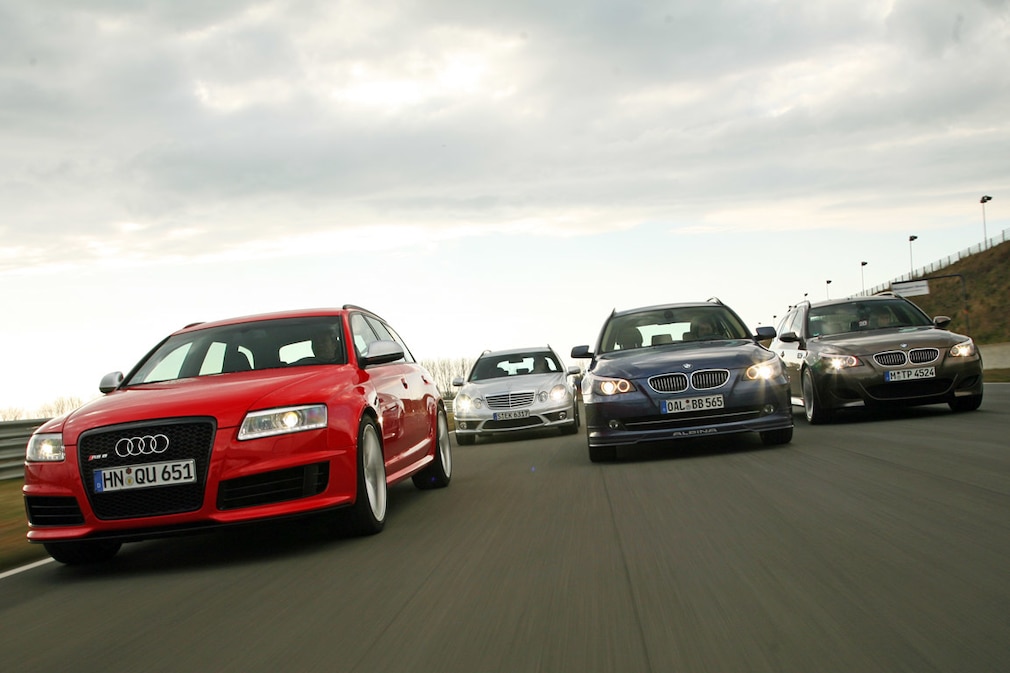 Vier sportliche Kombis