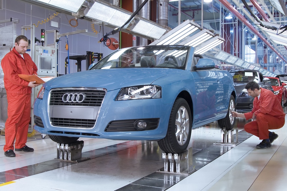 Audi A3 Cabriolet-Produktion in Ungarn