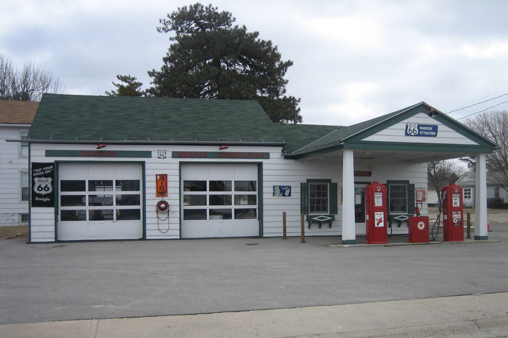 Alte Tankstelle in Illinois