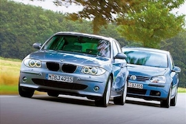 BMW 120i gegen VW Golf 2.0 FSI