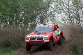 Stéphane Peterhansel, Mitsubishi Pajero Evo, CER 2008, 4.Etappe