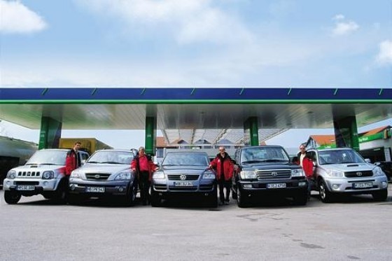 Jimny, Sorento, Touareg, LandCruiser, RAV4