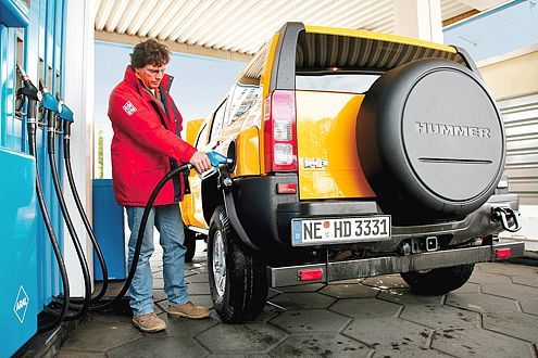 Tanken Hummer H3