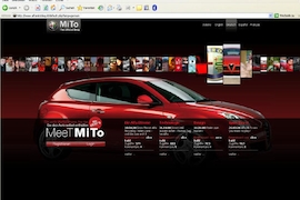 Screenshot Alfa MiTo Blog