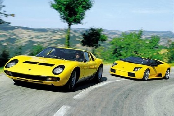 Lamborghini gestern und heute