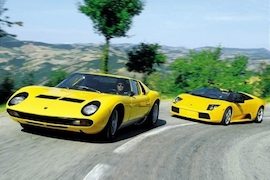 Lamborghini gestern und heute