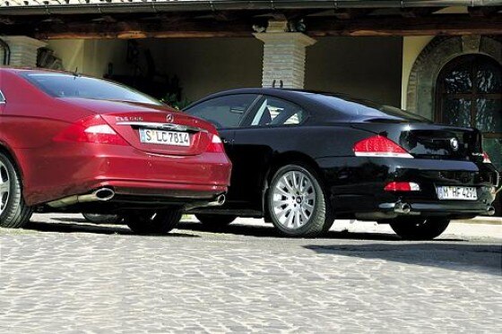 Mercedes-Benz CLS 500 gegen BMW 645 Ci