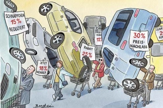 Mit Rabatten gegen die Autokrise
