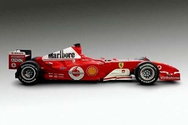 Formel-1-Ferrari als Dankeschön