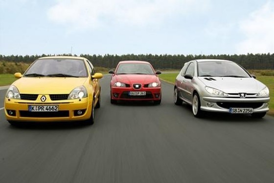 Clio Sport  Ibiza Cupra TDI  206 RC